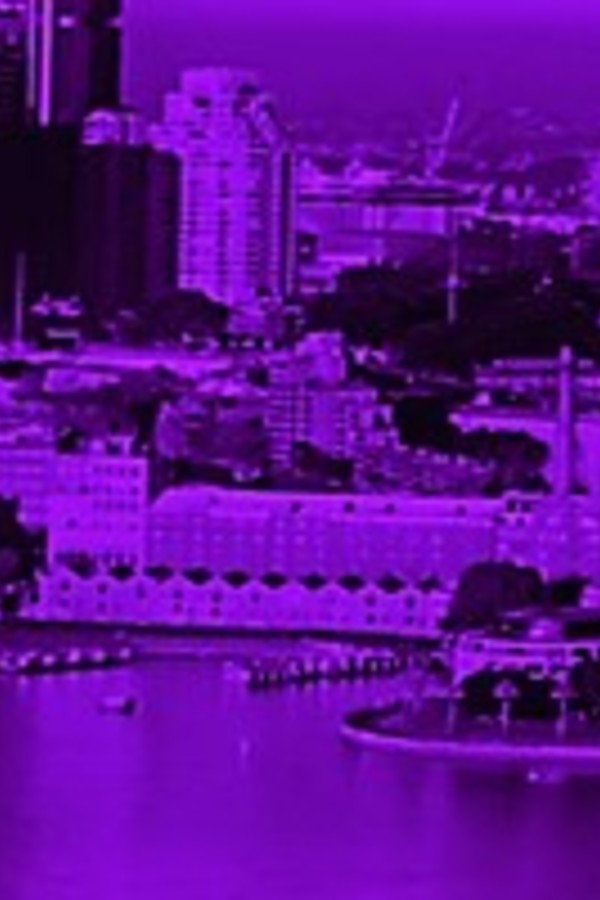 Filtered Purple Sydney Harbour